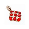 925 Sterling Silver Carnelian Pendant