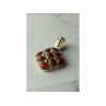 925 Sterling Silver Carnelian Pendant