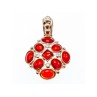 925 Sterling Silver Carnelian Pendant