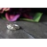 925 Sterling Silver White Topaz Ring Size 6.5
