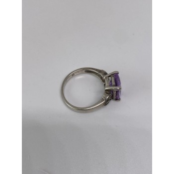 925 Sterling Silver Ring With CZ Size 8