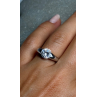 925 Sterling Silver CZ Ring Size 7.5