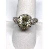 925 Sterling Silver CZ Ring Size 8.75