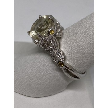 925 Sterling Silver CZ Ring Size 8.75