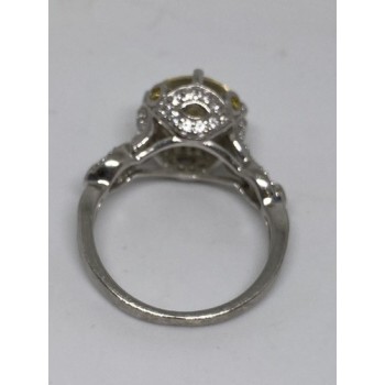 925 Sterling Silver CZ Ring Size 8.75