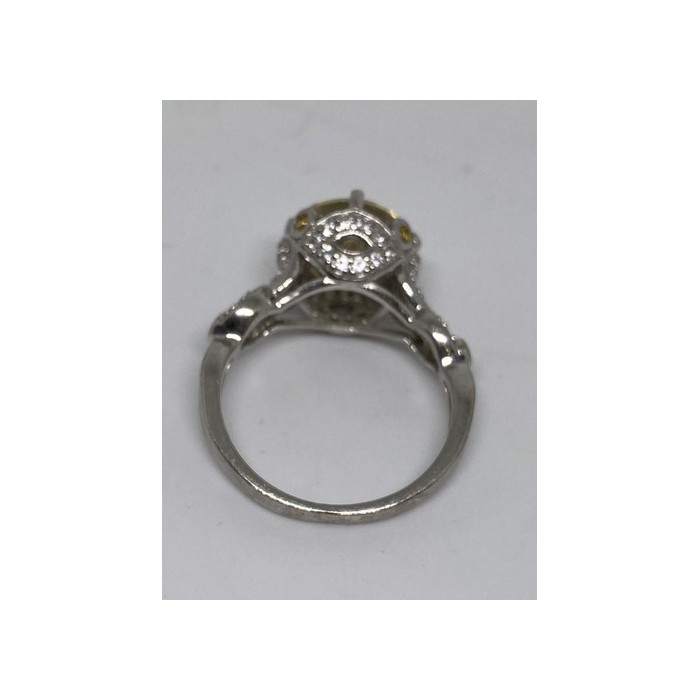 925 Sterling Silver CZ Ring Size 8.75
