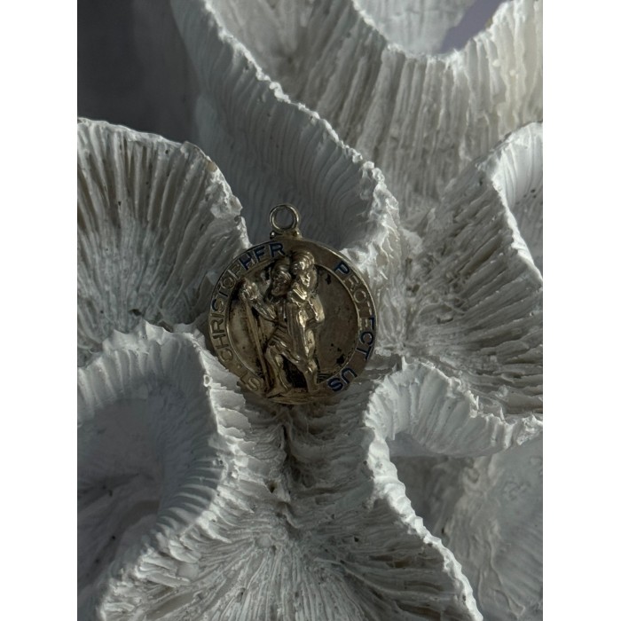 St. Christopher Protect Us Hayward 925 Sterling Silver Medal