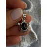 925 Sterling Silver Amber Pendant Length 0.90 Inch
