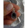 925 Sterling Silver Amber Pendant Length 0.90 Inch