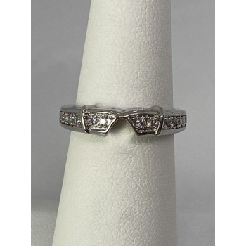 925 Sterling Silver CZ Ring Size 5.5