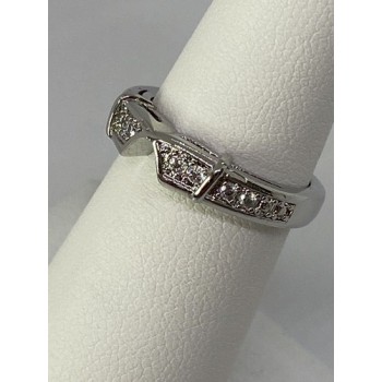 925 Sterling Silver CZ Ring Size 5.5