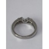 925 Sterling Silver CZ Ring Size 5.5