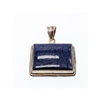 925 Sterling Silver Sodalite Pendant