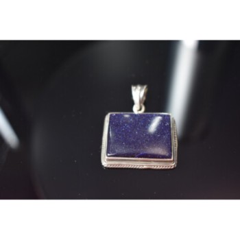 925 Sterling Silver Sodalite Pendant