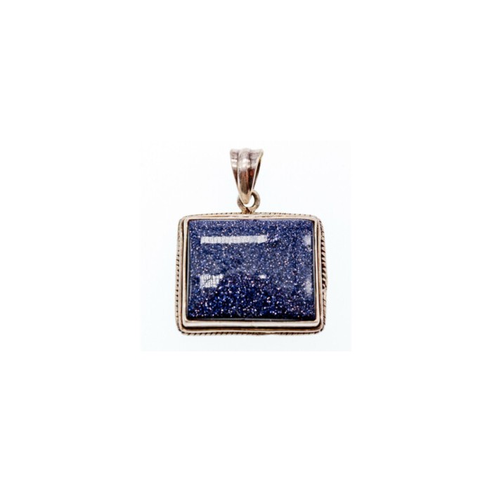 925 Sterling Silver Sodalite Pendant