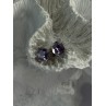 925 Sterling Silver Amethyst Earrings Length 0.25 Inch