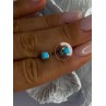 925 Sterling Silver Turquoise Stud Earrings