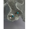 925 Sterling Silver Turquoise Stud Earrings