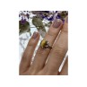 925 Sterling Silver Tiger's Eye Ring Size 5.5
