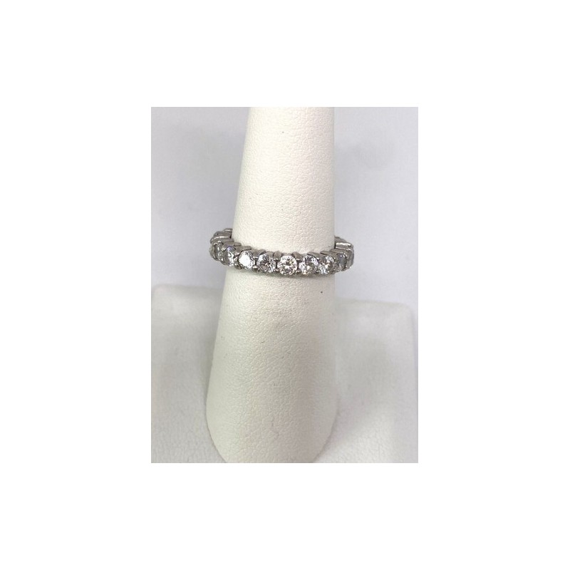 925 Sterling Silver CZ Ring Size 5.75