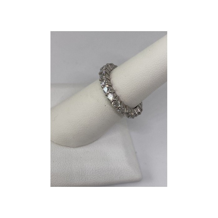 925 Sterling Silver CZ Ring Size 5.75