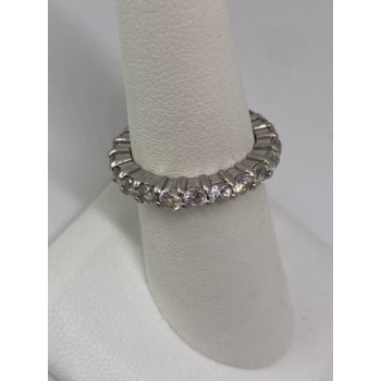 925 Sterling Silver CZ Ring Size 5.75