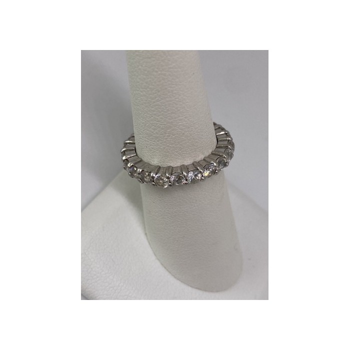 925 Sterling Silver CZ Ring Size 5.75