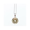 925 STERLING SILVER CITRINE CHAIN WITH PENDANT