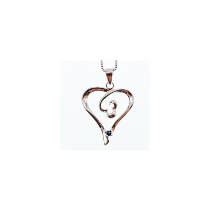 925 STERLING SILVER SAPPHIRE 