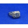925 Sterling Silver CZ Ring Size 8.5
