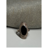 925 Sterling Silver Onyx Ring Size 5.5