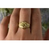 14K YELLOW GOLD RUBY & DIAMONDS 