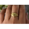 14K YELLOW GOLD RUBY & DIAMONDS 