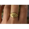 14K YELLOW GOLD RUBY & DIAMONDS 