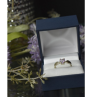925 Sterling Silver Amethyst Ring Size 6.5