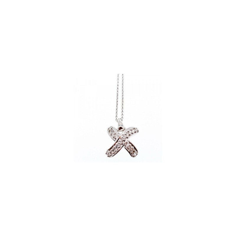 925 Sterling Silver CZ Chain With Pendant