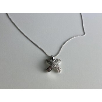 925 Sterling Silver CZ Chain With Pendant