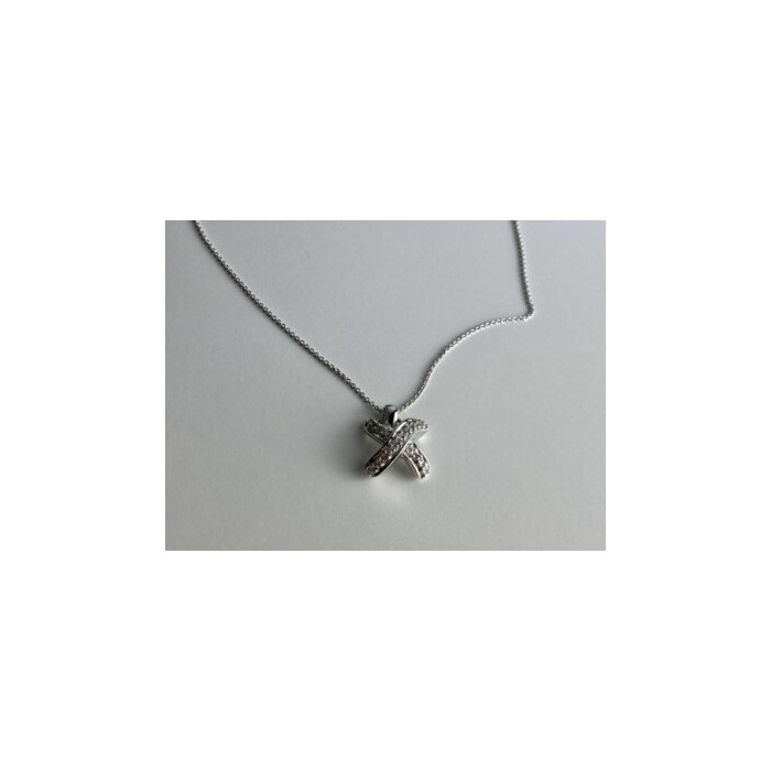 925 Sterling Silver CZ Chain With Pendant