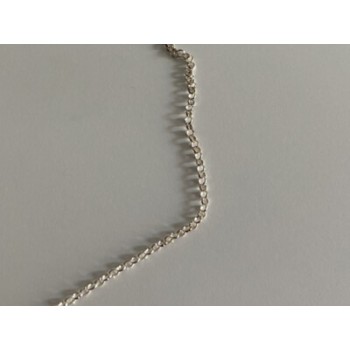 925 STERLING SILVER CITRINE & CZ CHAIN WITH PENDANT