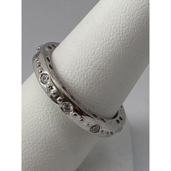925 Sterling Silver Ring With CZ Size 8