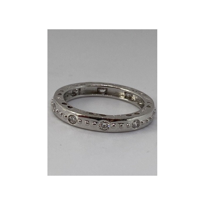 925 Sterling Silver Ring With CZ Size 8