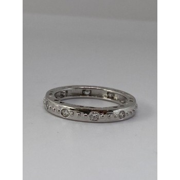 925 Sterling Silver Ring With CZ Size 8