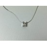 925 Sterling Silver CZ Chain With Pendant Italy