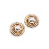 925 STERLING SILVER GOLD PLATED  EARRINGS ITALY