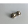 925 STERLING SILVER GOLD PLATED  EARRINGS ITALY
