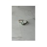 925 Sterling Silver Blue Spinel & CZ Ring Size 8.5
