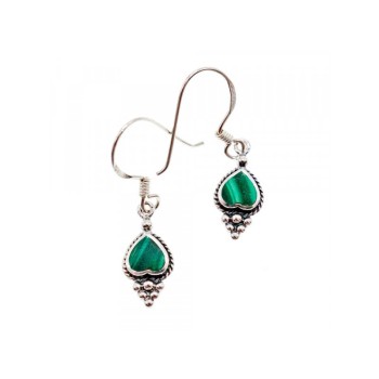 925 Sterling Silver Malachite 