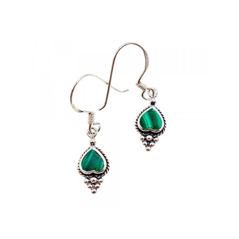 925 Sterling Silver Malachite 