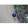 925 Sterling Silver Sapphire Classic Ring Size 8