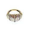 10K YELLOW GOLD DIAMONDS RING SIZE 8